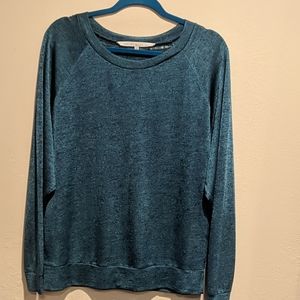 Rachel Roy Irridecsent Teal Sweater sz. Large